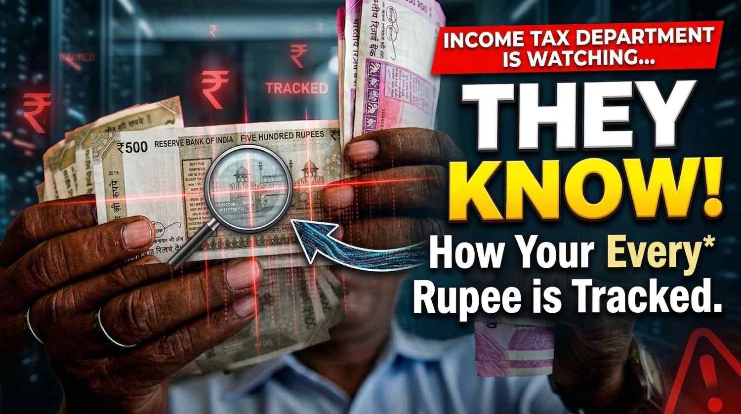 How the Income Tax Department Tracks Your Income (Scary but True)