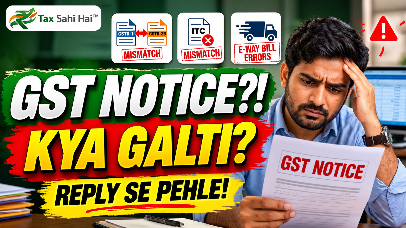 GST Notice Received? Common Reasons Businesses Get Notices and What to Check First