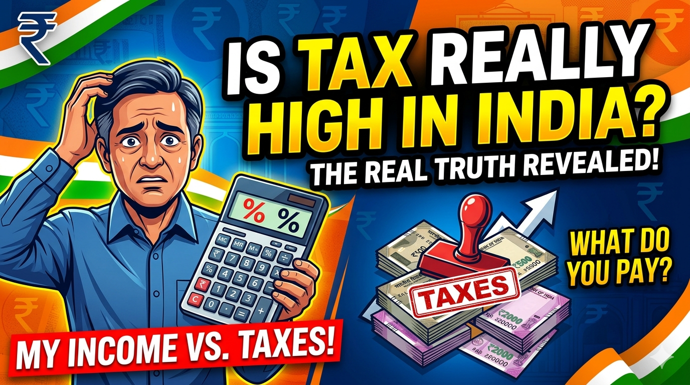 Is tax really high in India?