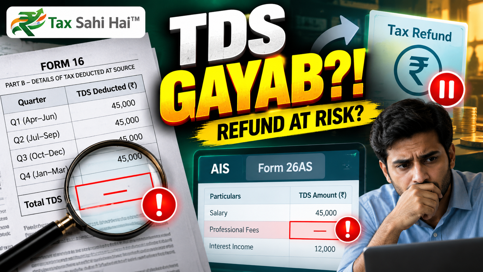 TDS Deducted But Missing From AIS or Form 26AS? Here's What to Do